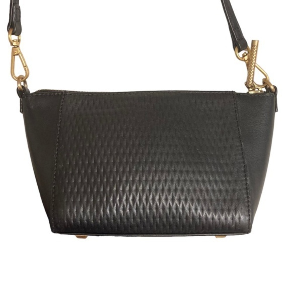Flynn black Leather crossbody bag